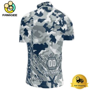 NFL Dallas Cowboys Custom Name Colorful Camo Cycling Jersey, Cycling Shirts