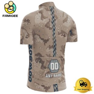 NFL Dallas Cowboys Custom Name Desert Camo Cycling Jersey, Cycling Shirts