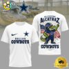 NFL Dallas Cowboys Dangerous Alligator Alcatraz 3D Shirt
