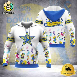 NFL Dallas Cowboys Down Syndrome Awareness 3D Hoodie