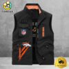 NFL Denver Broncos Breathable Summer Sleeveless Jacket, Fishing Vest