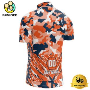 NFL Denver Broncos Custom Name Colorful Camo Cycling Jersey, Cycling Shirts