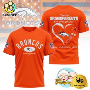 NFL Denver Broncos Happy National Grandparents Day 3D Shirt