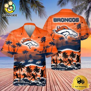 NFL Denver Broncos Tropical Summer Hawaiian Shirts
