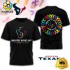 NFL Houston Texans Never Give Up Fight Cancer In All Colors 3D Shirt