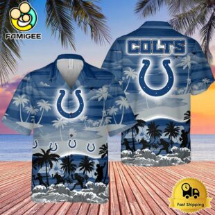 NFL Indianapolis Colts Tropical Summer Hawaiian Shirts