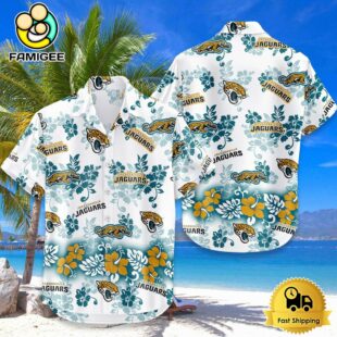 NFL Jacksonville Jaguars Aloha Paradise Hawaiian Shirt
