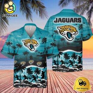 NFL Jacksonville Jaguars Tropical Summer Hawaiian Shirts