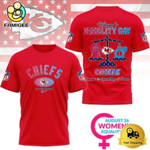 NFL Kansas City Chiefs Happy Women’s Equality Day 3D Shirt