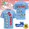 NFL Kansas City Chiefs The Smurfs Movie 3D T-Shirt