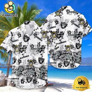 NFL Las Vegas Raiders Aloha Paradise Hawaiian Shirt