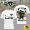 NFL Las Vegas Raiders Dangerous Alligator Alcatraz 3D Shirt