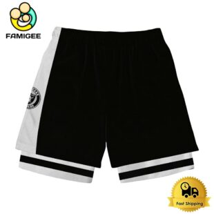 NFL Las Vegas Raiders Team Logo Custom Name Double-deck Sport Shorts