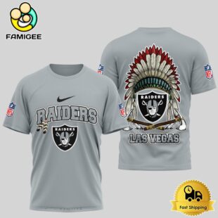 NFL Las Vegas Raiders The Last Native American Hat 3D Shirt