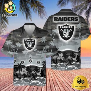NFL Las Vegas Raiders Tropical Summer Hawaiian Shirts