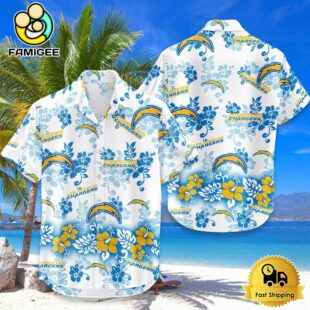 NFL Los Angeles Chargers Aloha Paradise Hawaiian Shirt