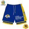 NFL Los Angeles Rams Team Logo Custom Name Double-deck Sport Shorts