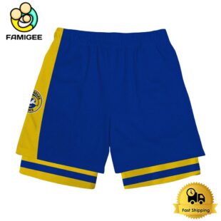 NFL Los Angeles Rams Team Logo Custom Name Double-deck Sport Shorts