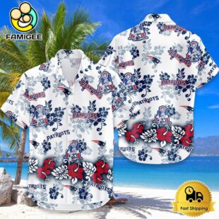 NFL New England Patriots Aloha Paradise Hawaiian Shirt