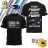 NFL New England Patriots Crucial Catch Intercept Cancer T-Shirt