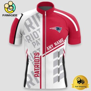 NFL New England Patriots Custom Name Cycling Jersey, Cycling Shirts