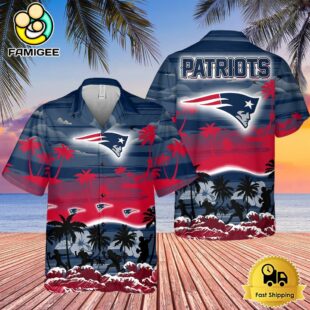 NFL New England Patriots Tropical Summer Hawaiian Shirts