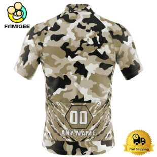 NFL New Orleans Saints Custom Name Colorful Camo Cycling Jersey, Cycling Shirts