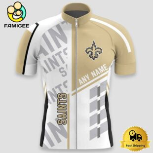NFL New Orleans Saints Custom Name Cycling Jersey, Cycling Shirts