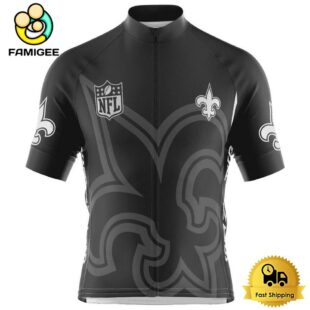 NFL New Orleans Saints Custom Name Mono Cycling Jersey, Cycling Shirts