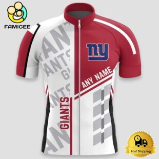 NFL New York Giants Custom Name Cycling Jersey, Cycling Shirts