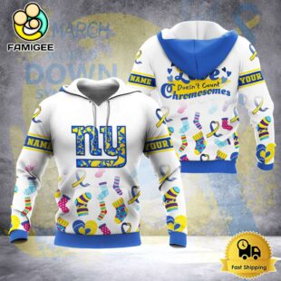 NFL New York Giants Down Syndrome Awareness 3D Hoodie