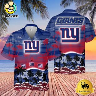 NFL New York Giants Tropical Summer Hawaiian Shirts