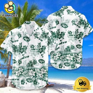 NFL New York Jets Aloha Paradise Hawaiian Shirt