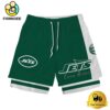 NFL New York Jets Team Logo Custom Name Double-deck Sport Shorts