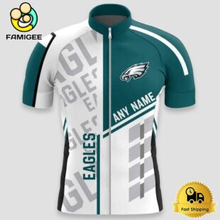 NFL Philadelphia Eagles Custom Name Cycling Jersey, Cycling Shirts