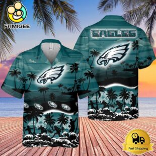 NFL Philadelphia Eagles Tropical Summer Hawaiian Shirts