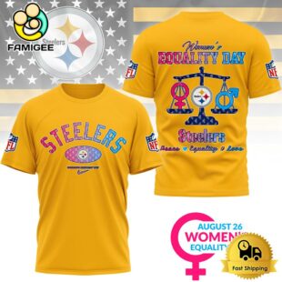 NFL Pittsburgh Steelers Happy Women’s Equality Day 3D Shirt