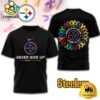 NFL Pittsburgh Steelers Never Give Up Fight Cancer In All Colors 3D Shirt
