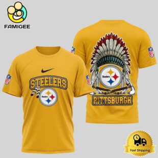 NFL Pittsburgh Steelers The Last Native American Hat 3D Shirt