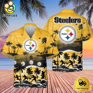 NFL Pittsburgh Steelers Tropical Summer Hawaiian Shirts