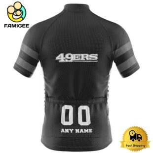 NFL San Francisco 49ers Custom Name Mono Cycling Jersey, Cycling Shirts