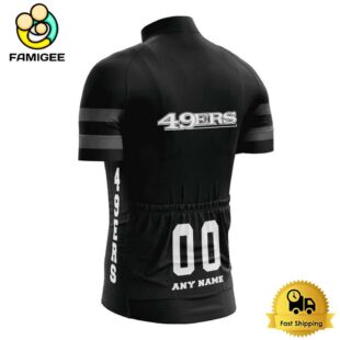 NFL San Francisco 49ers Custom Name Mono Cycling Jersey, Cycling Shirts