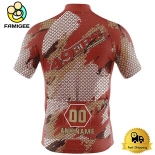 NFL San Francisco 49ers Custom Name Special Design Cycling Jersey, Cycling Shirts