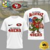 NFL San Francisco 49ers Dangerous Alligator Alcatraz 3D Shirt