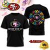 NFL San Francisco 49ers Never Give Up Fight Cancer In All Colors 3D Shirt