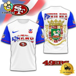 NFL San Francisco 49ers Puerto Rican Heritage Day 3D Shirt