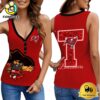 NFL Tampa Bay Buccaneers Mascot New 2025 Women V-Neck Ribbed Tank Top