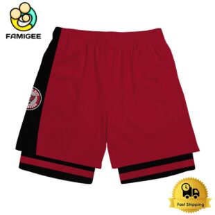 NFL Tampa Bay Buccaneers Team Logo Custom Name Double-deck Sport Shorts