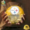 Pittsburgh Steelers City Skyline NFL Logo Design Moon Lamp