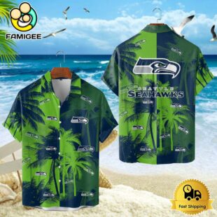 Seattle Seahawks Hawaiian Shirt, NFL Resort wear